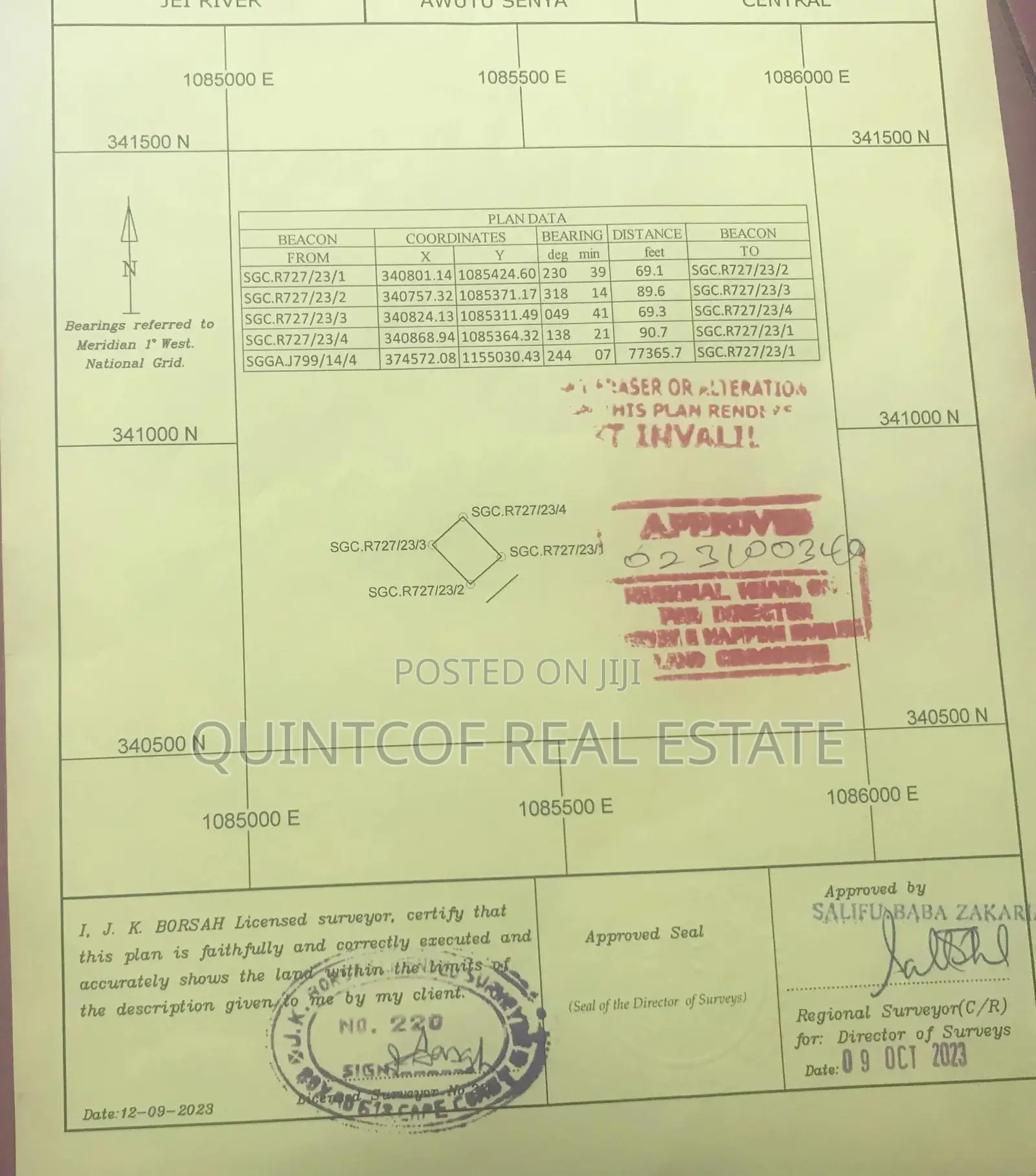 Approval Site Plan