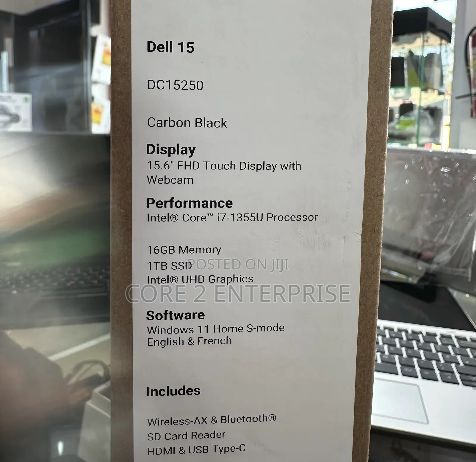 New Laptop Dell 16GB Intel Core I7 SSD 1T