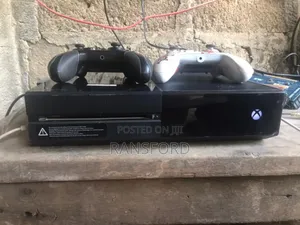 Xbox One With Two Controllers and Games