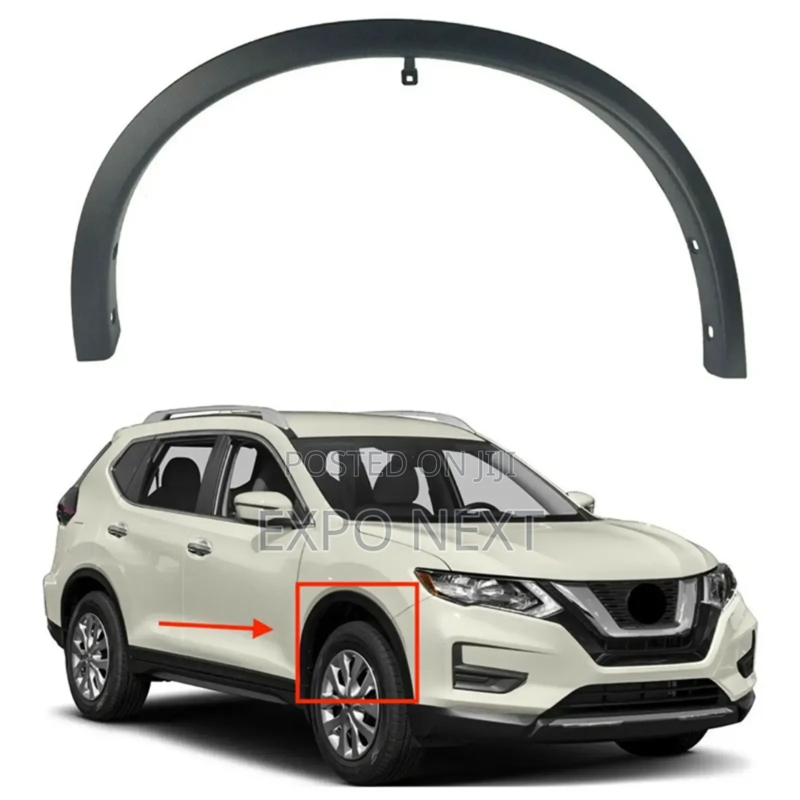 2014-2020 Nissan Rogue Left & Right Side Front Fender Molding Trim