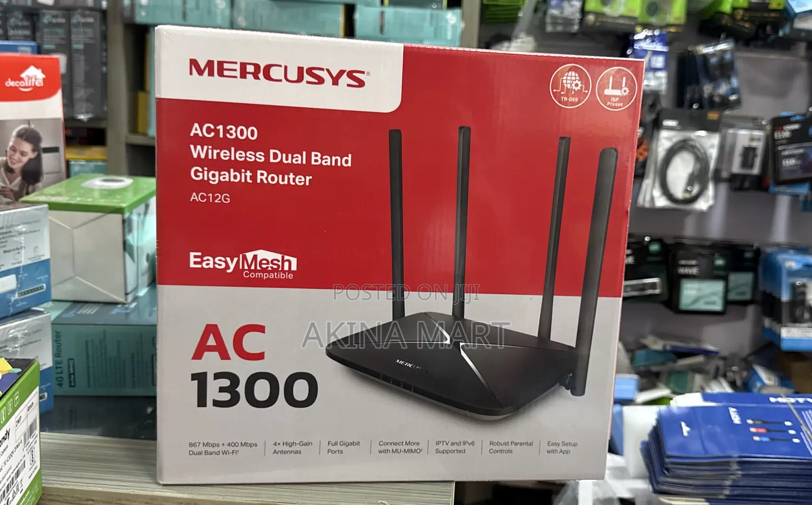 Mercusys Ac12g Ac1300 Wireless Gigabit Dual Band Router