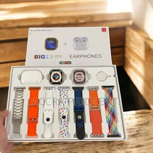 Hi Watch Ultra Max Suit Smartwatch 10 in 1 Set+ Earbuds (878877)