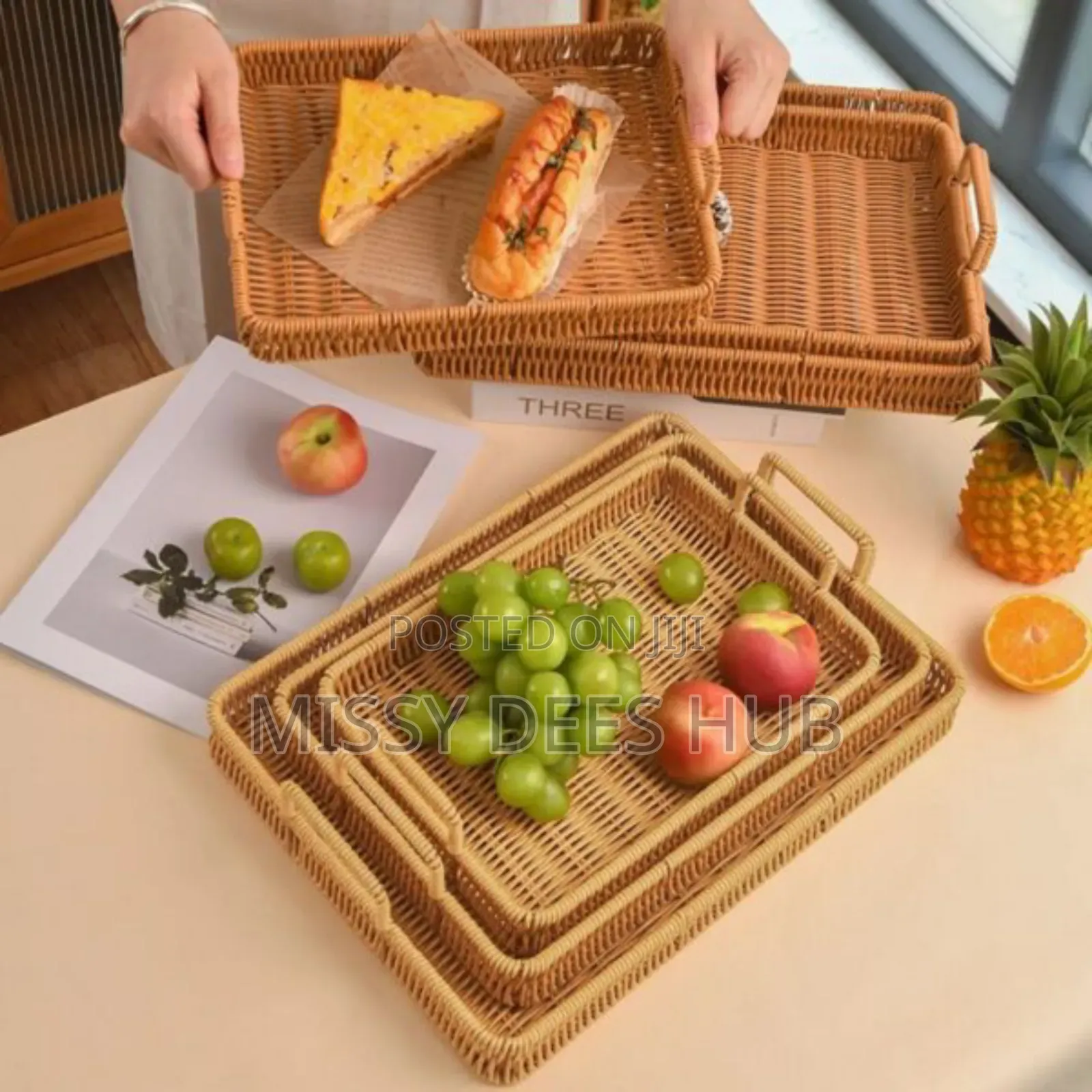 Multipurpose Woven Trays