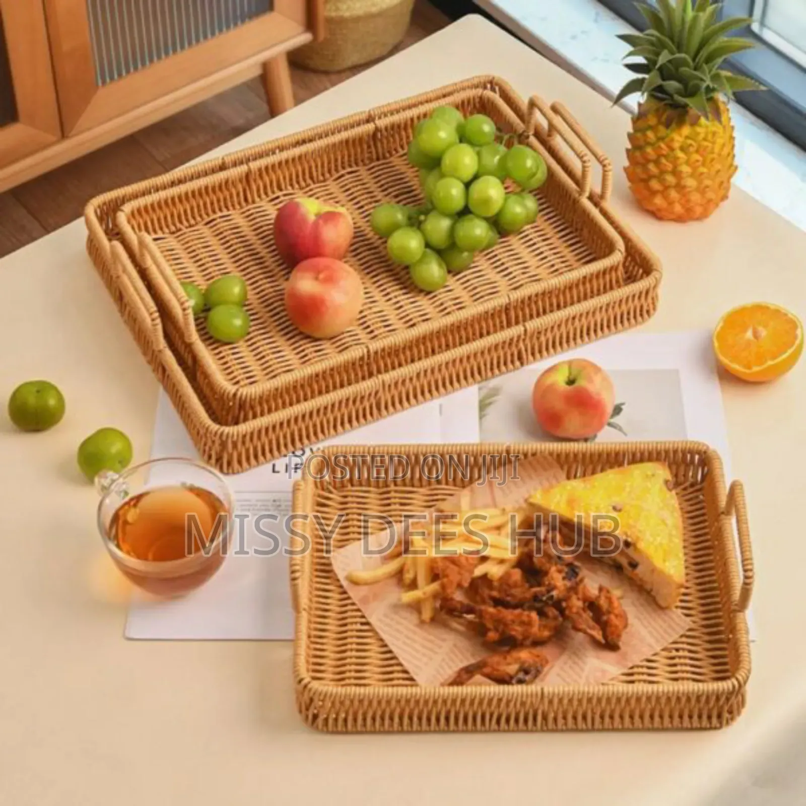 Multipurpose Woven Trays