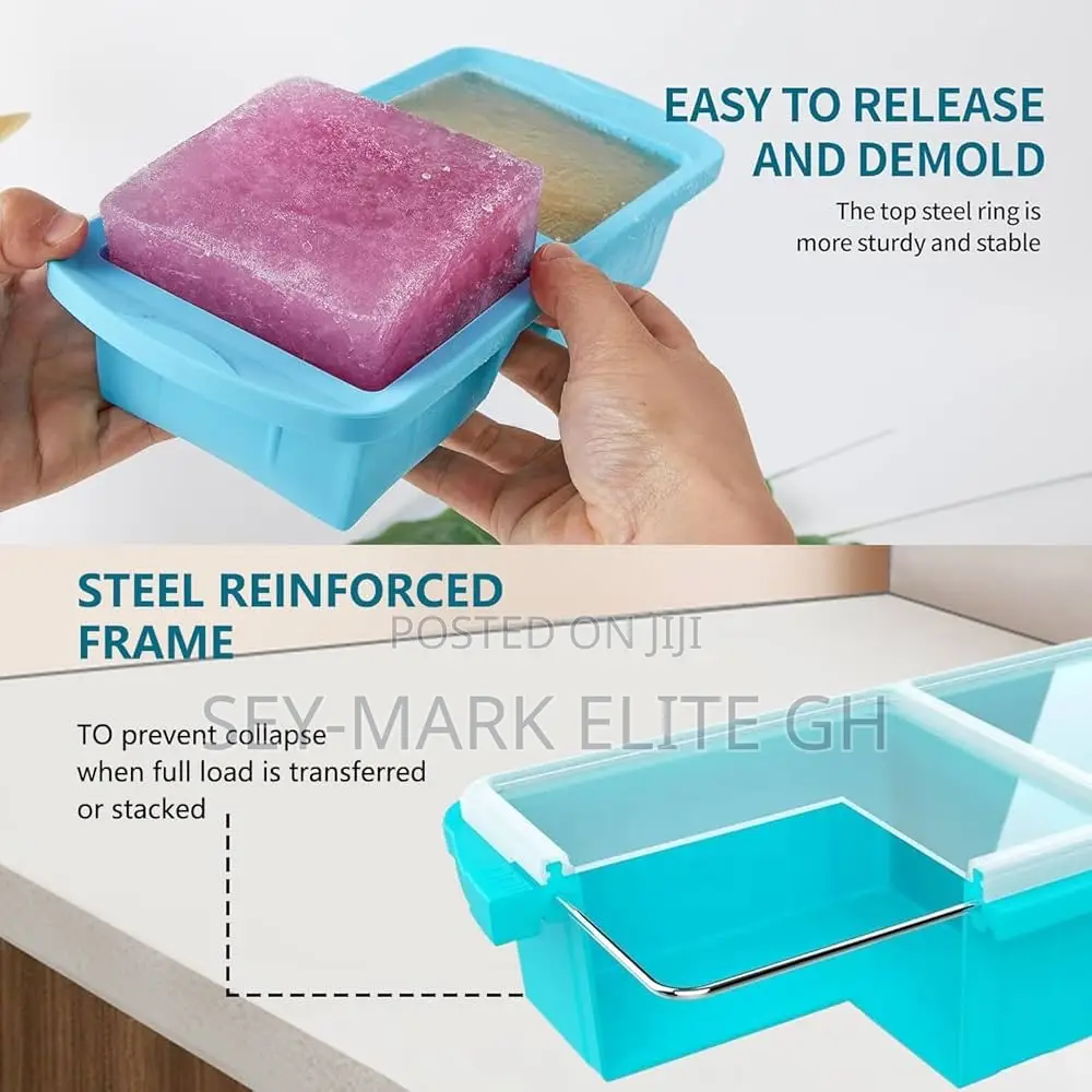 Silicone Soup/Stew Freezer Tray With Cover