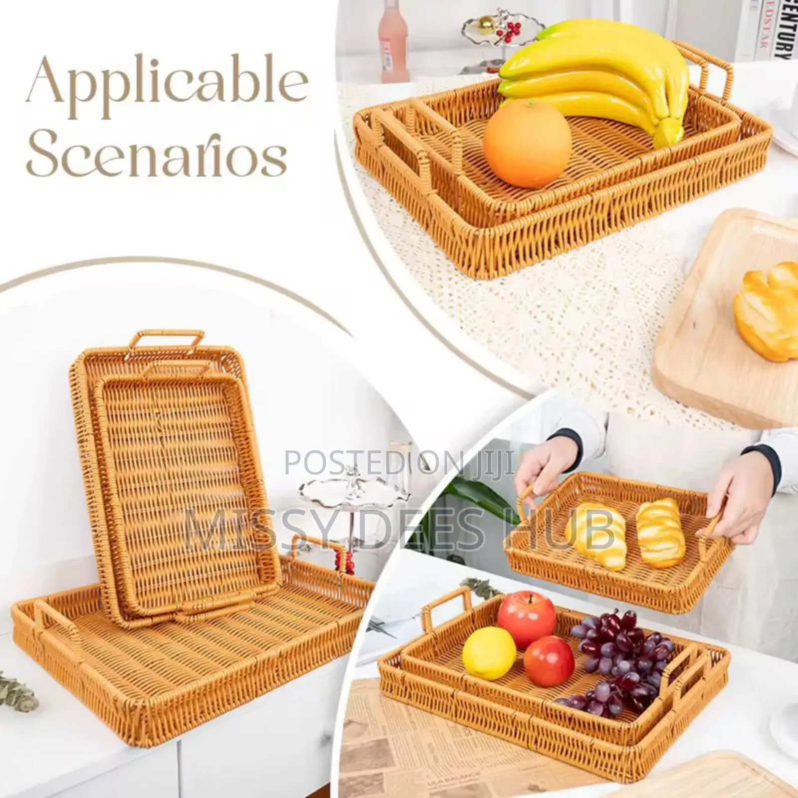 Multipurpose Woven Trays