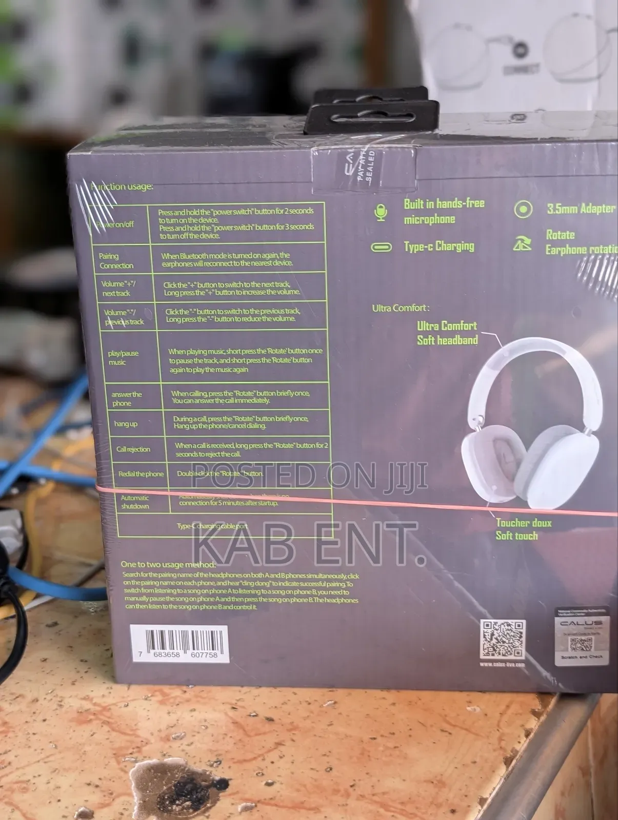 Calus Bounce Max Headset (Powerful Bass)