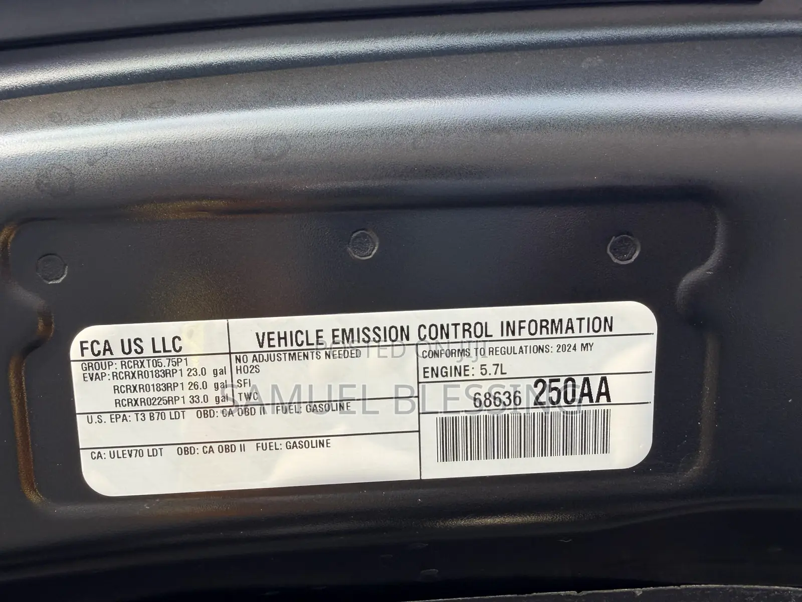 Dodge RAM 2024 Black