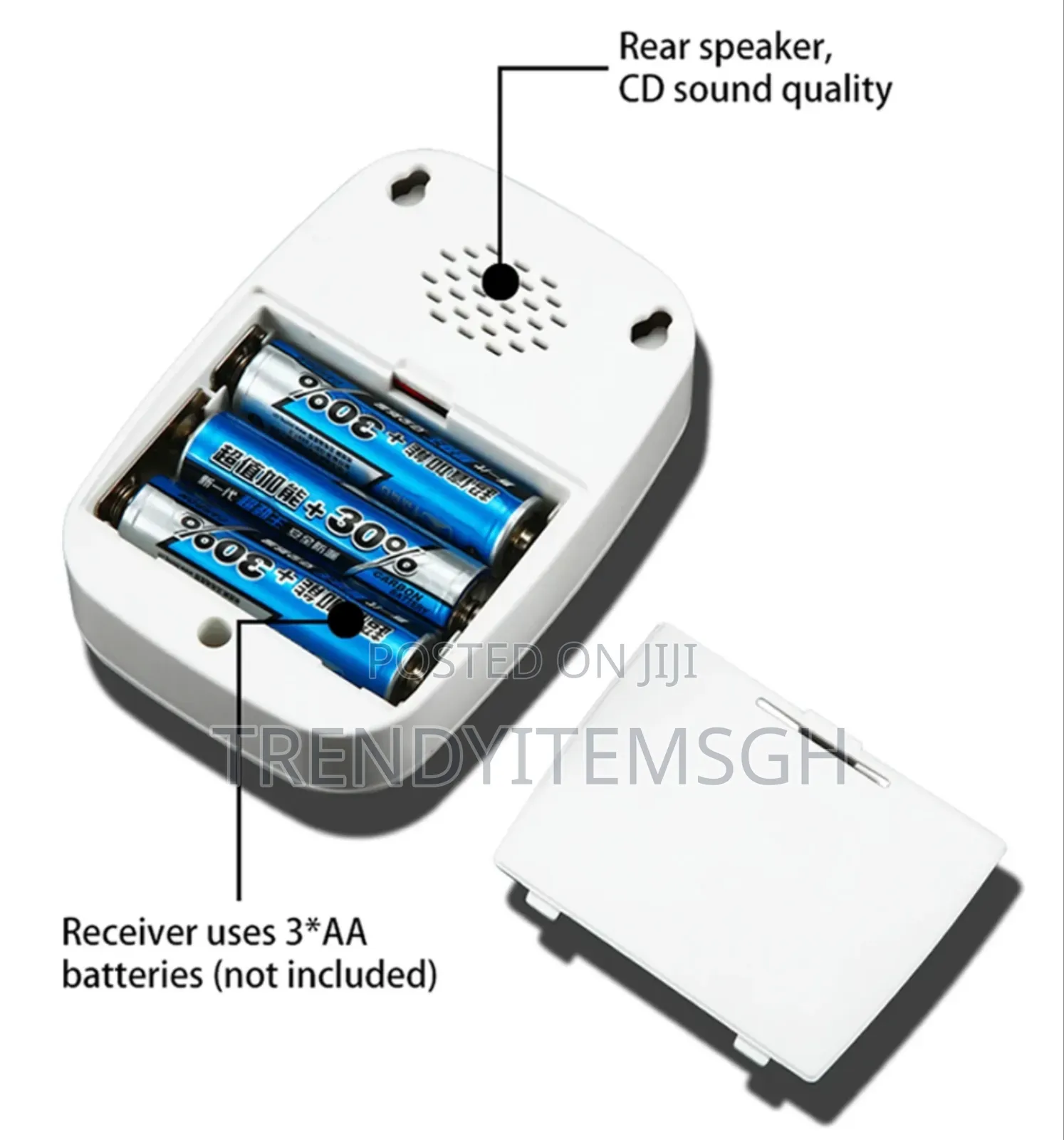 300m Waterproof Wireless Doorbell (Battery Operated)