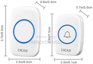 300m Waterproof Wireless Doorbell (Battery Operated)