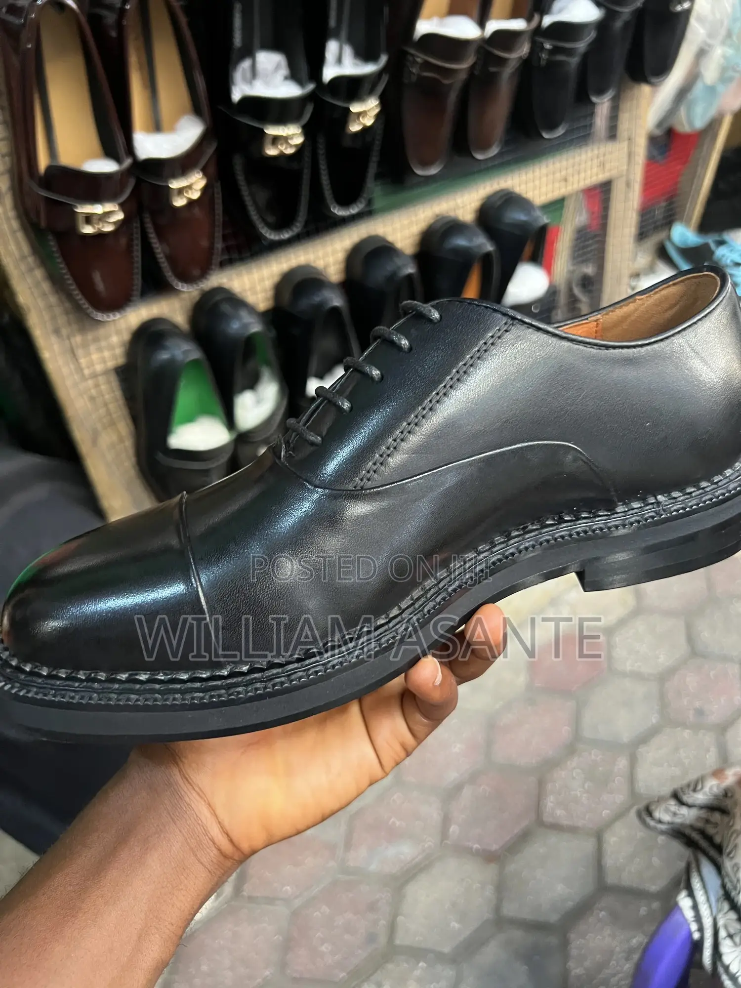 Black Leather Shoe (Jm Weston)