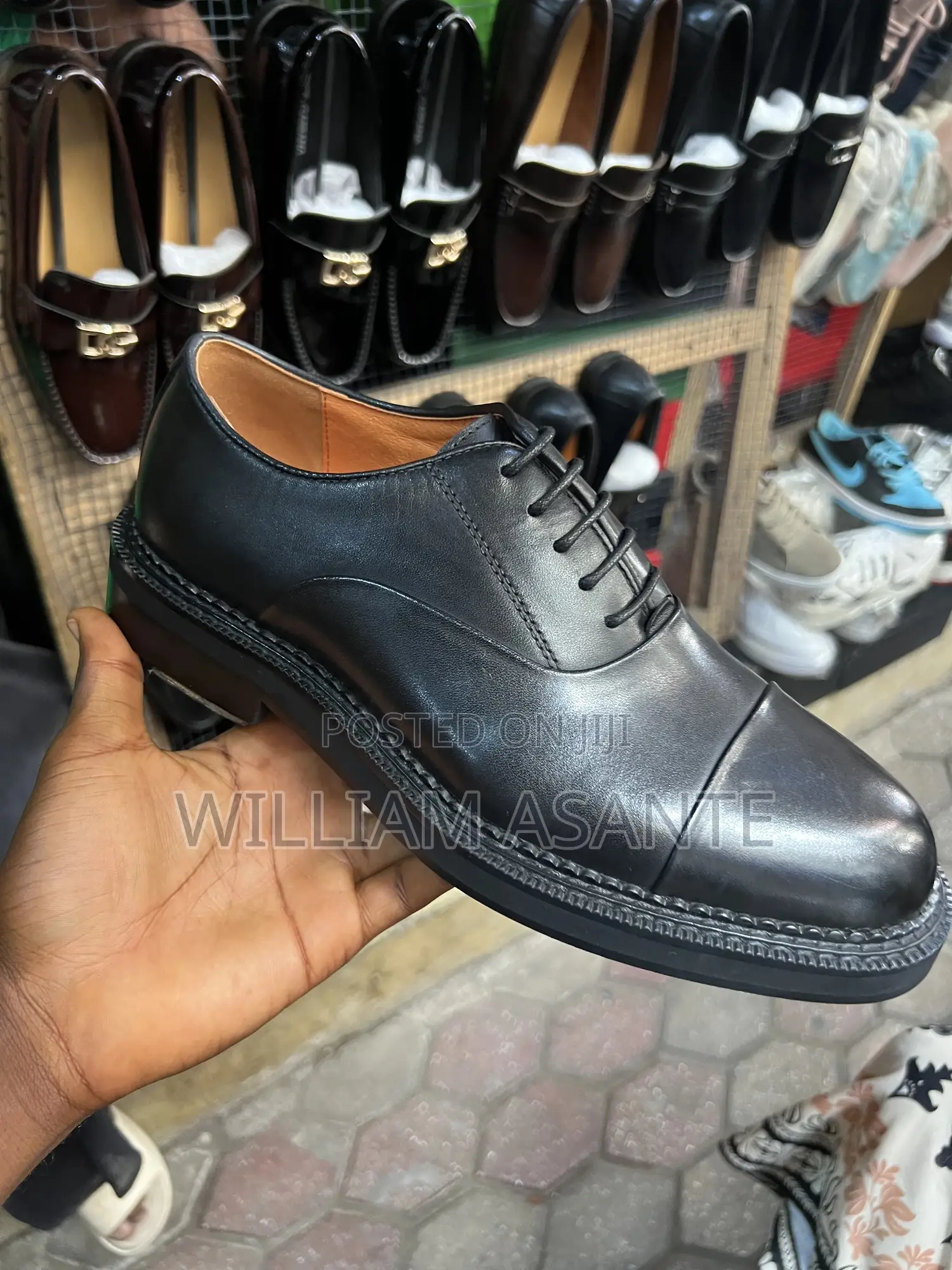 Black Leather Shoe (Jm Weston)
