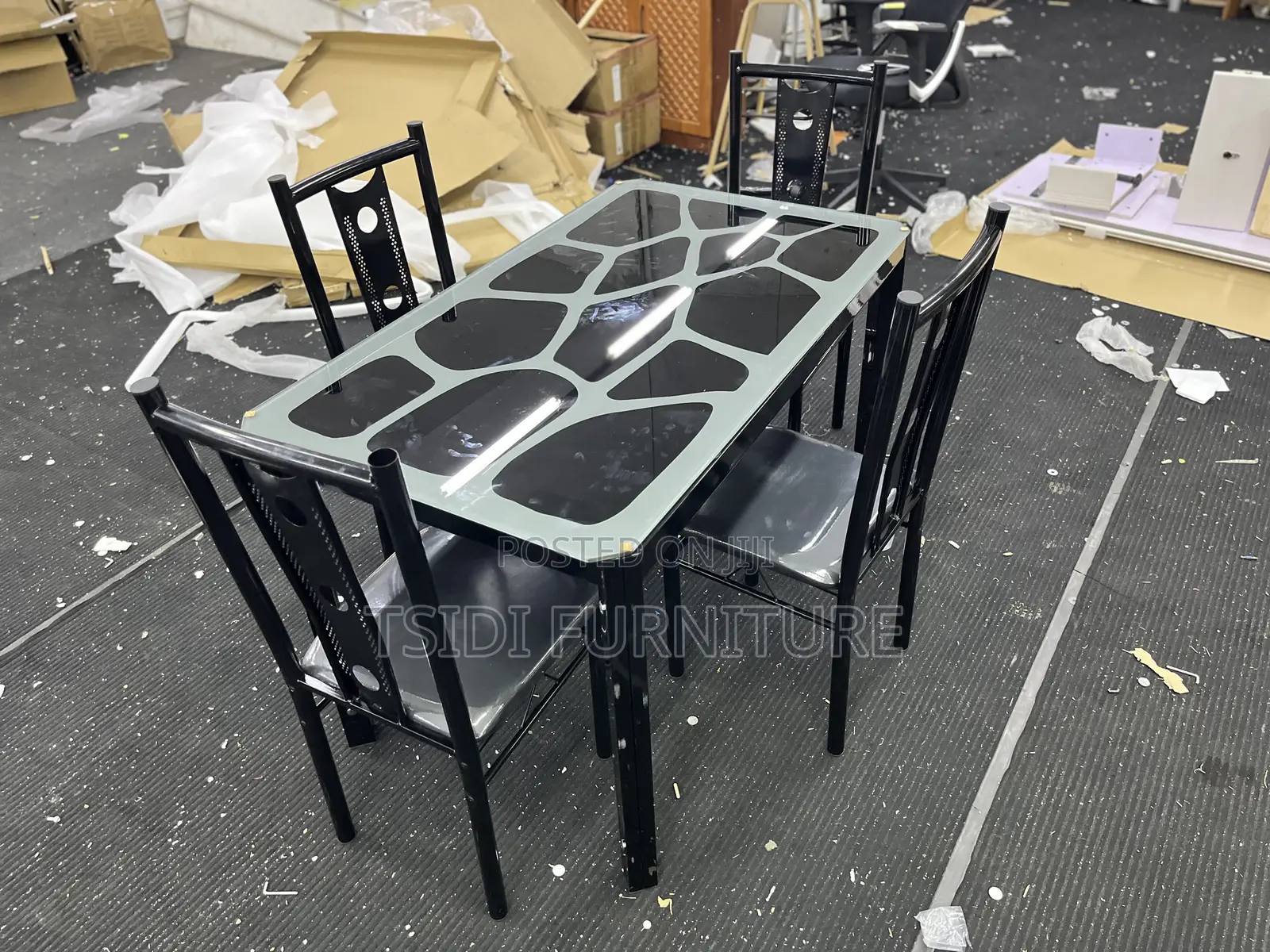 Quality Glass Dining Sets With 4chairs