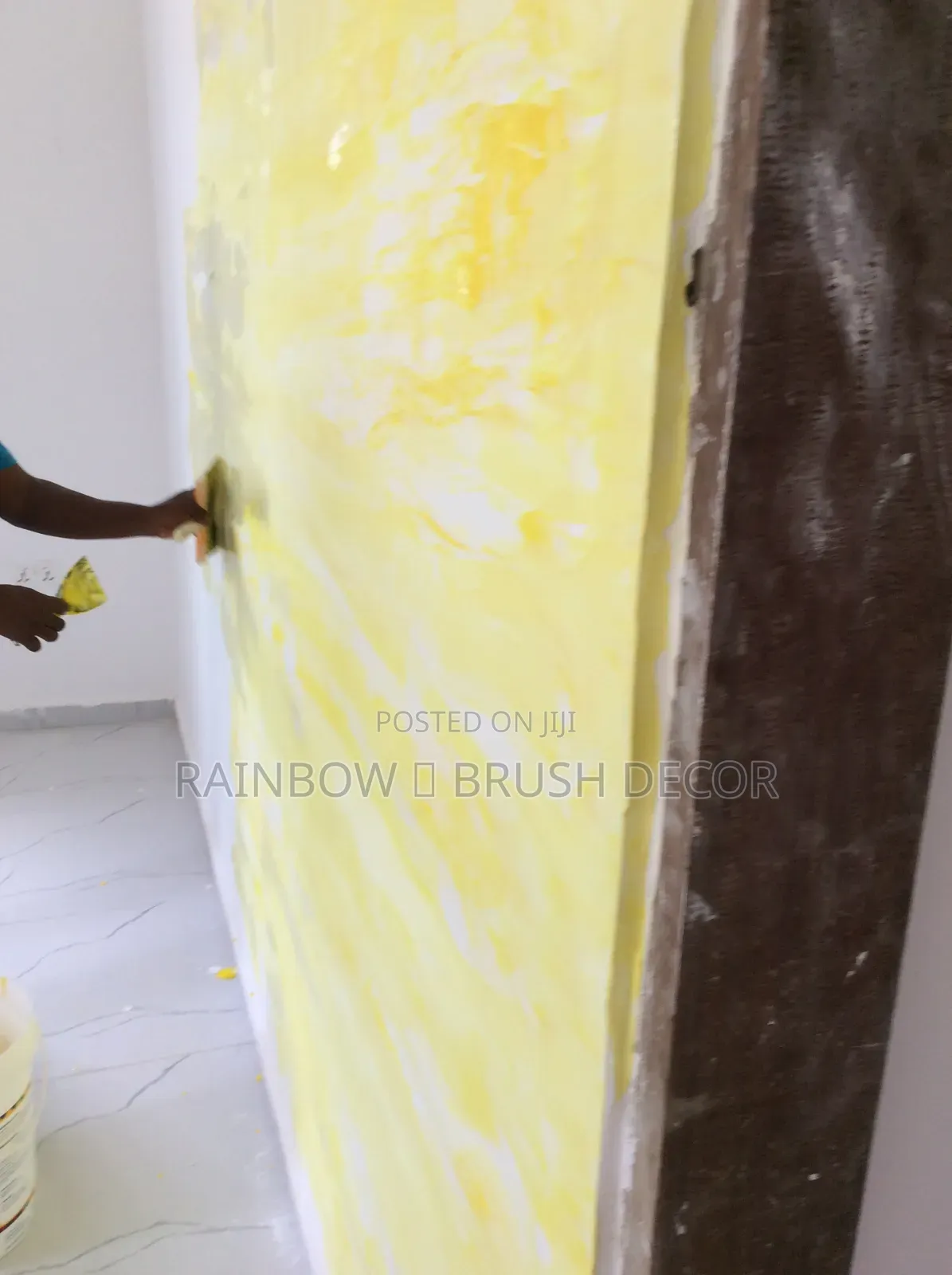 Rainbow Brush Painting