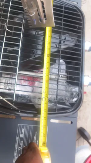 BBQ Stand Charcoal Meat Fish Grill Barbecue With Fork