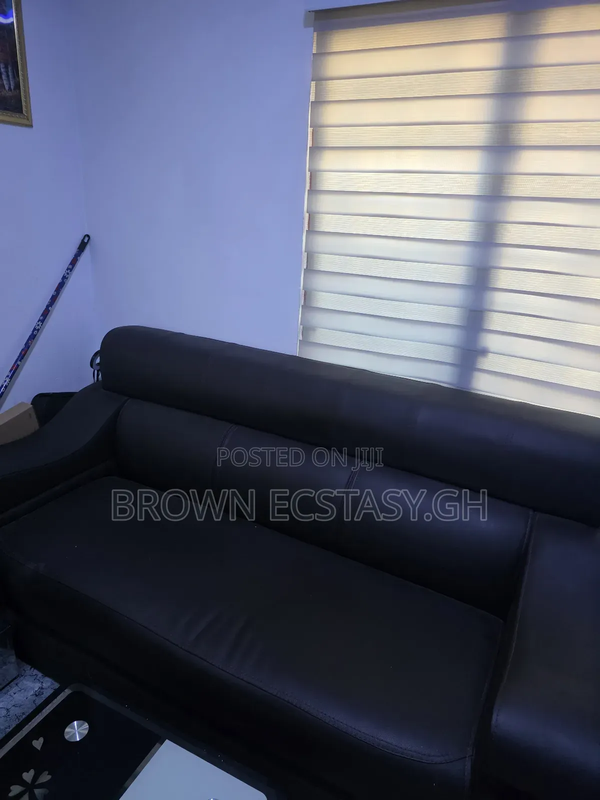 3 Seater Foreign Leather Sofa