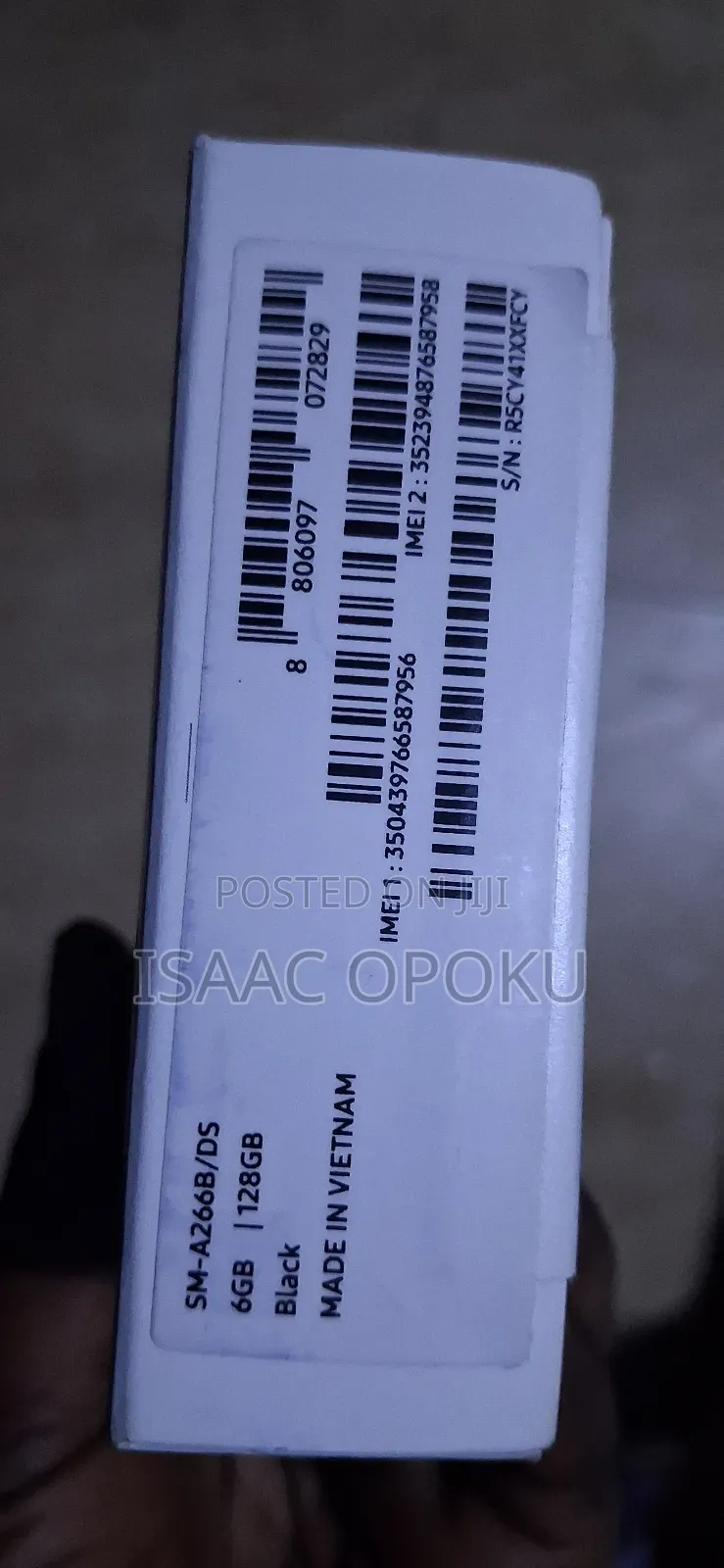 New Samsung Galaxy A26 128 GB Black