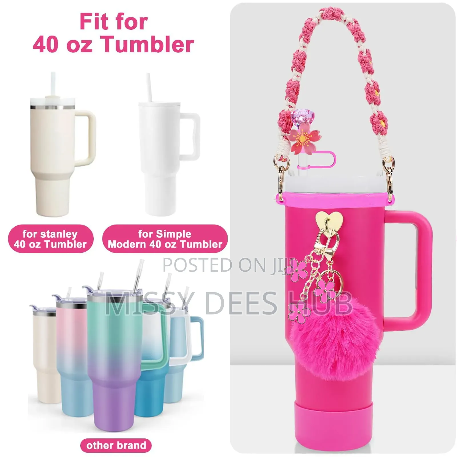 7pcs Stanley Cup Accessories Set