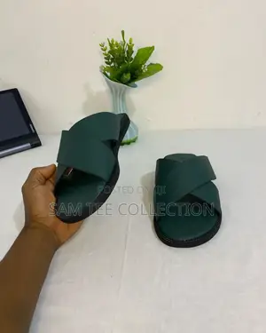 Fashion Men's Casual Cross Suede Slippers. Free Delivery to Anywhere