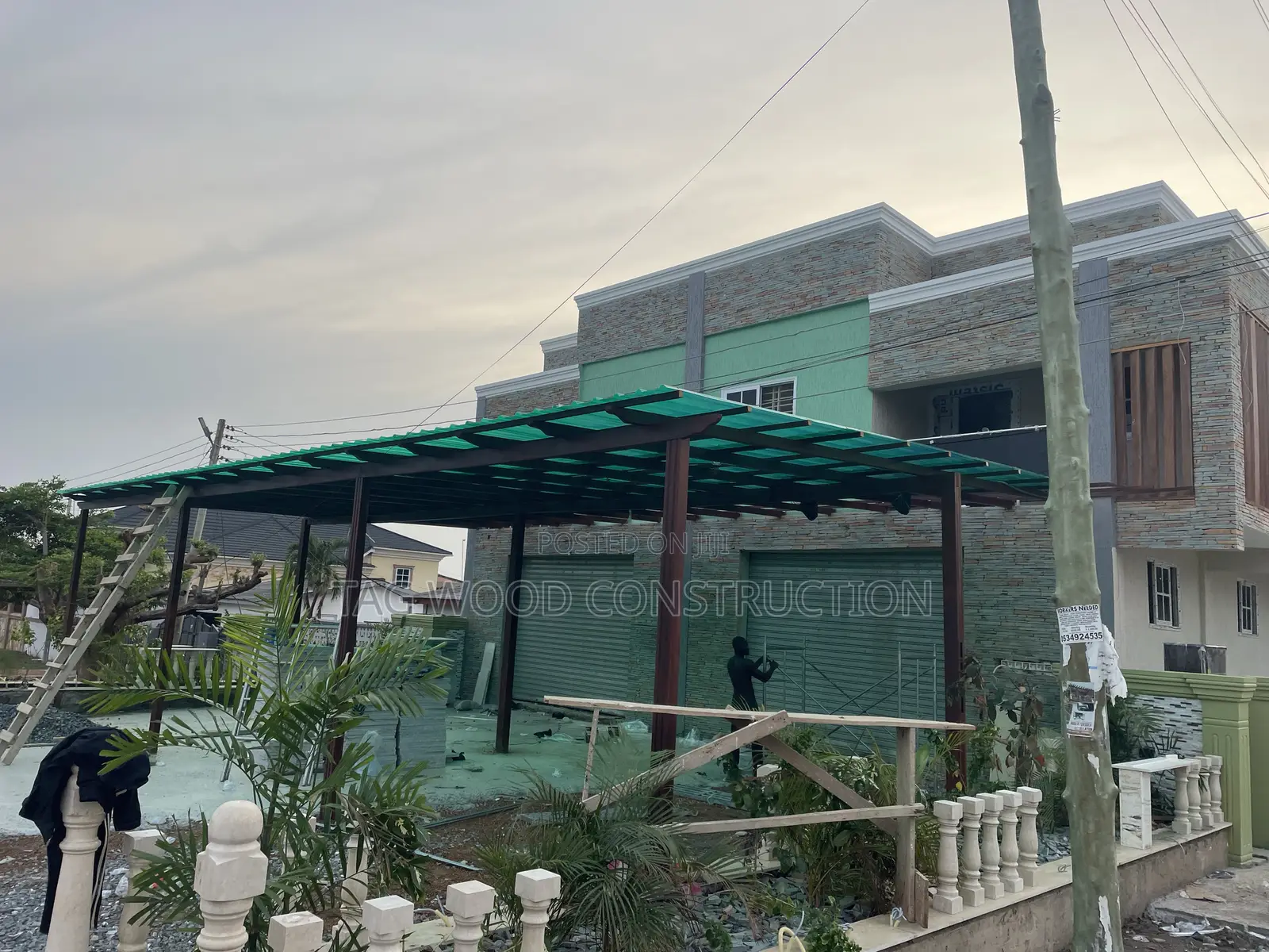 Affordable and High Classic Pergola Installation