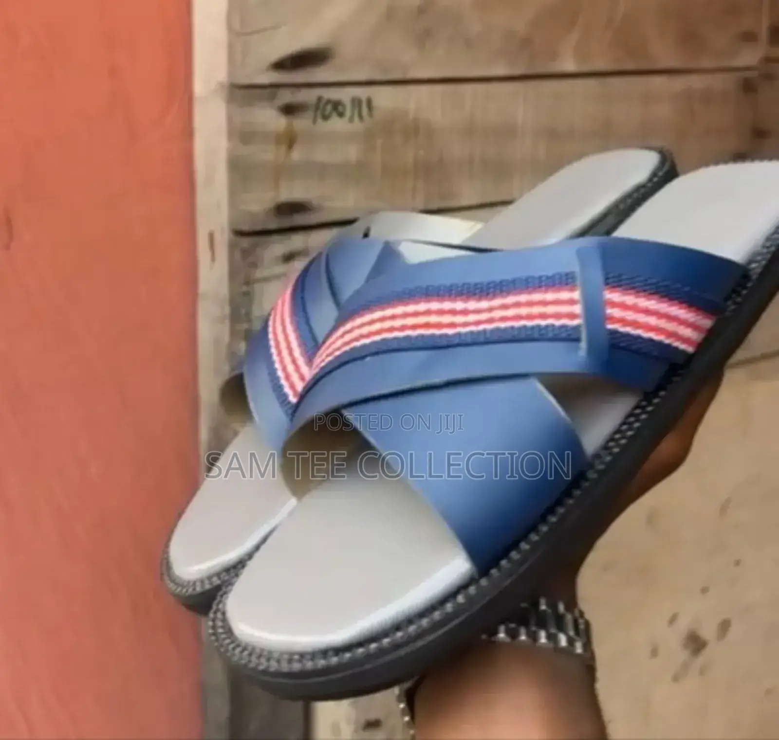 Fashion Men's Casual Cross Suede Slippers. Free Delivery to Anywhere