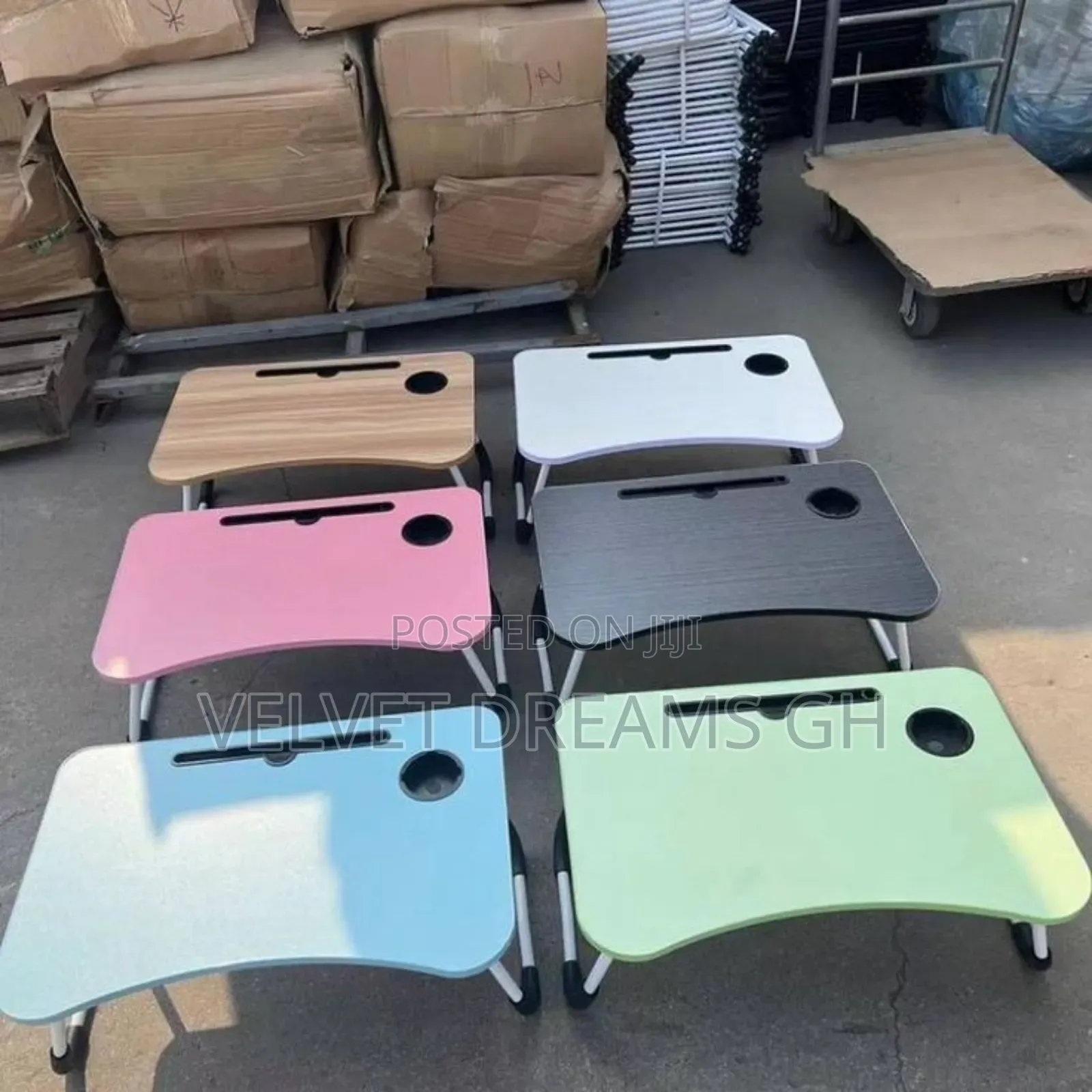 Multifunctional Foldable Laptop/Cofe Stand Breakfast Tray Standing Des