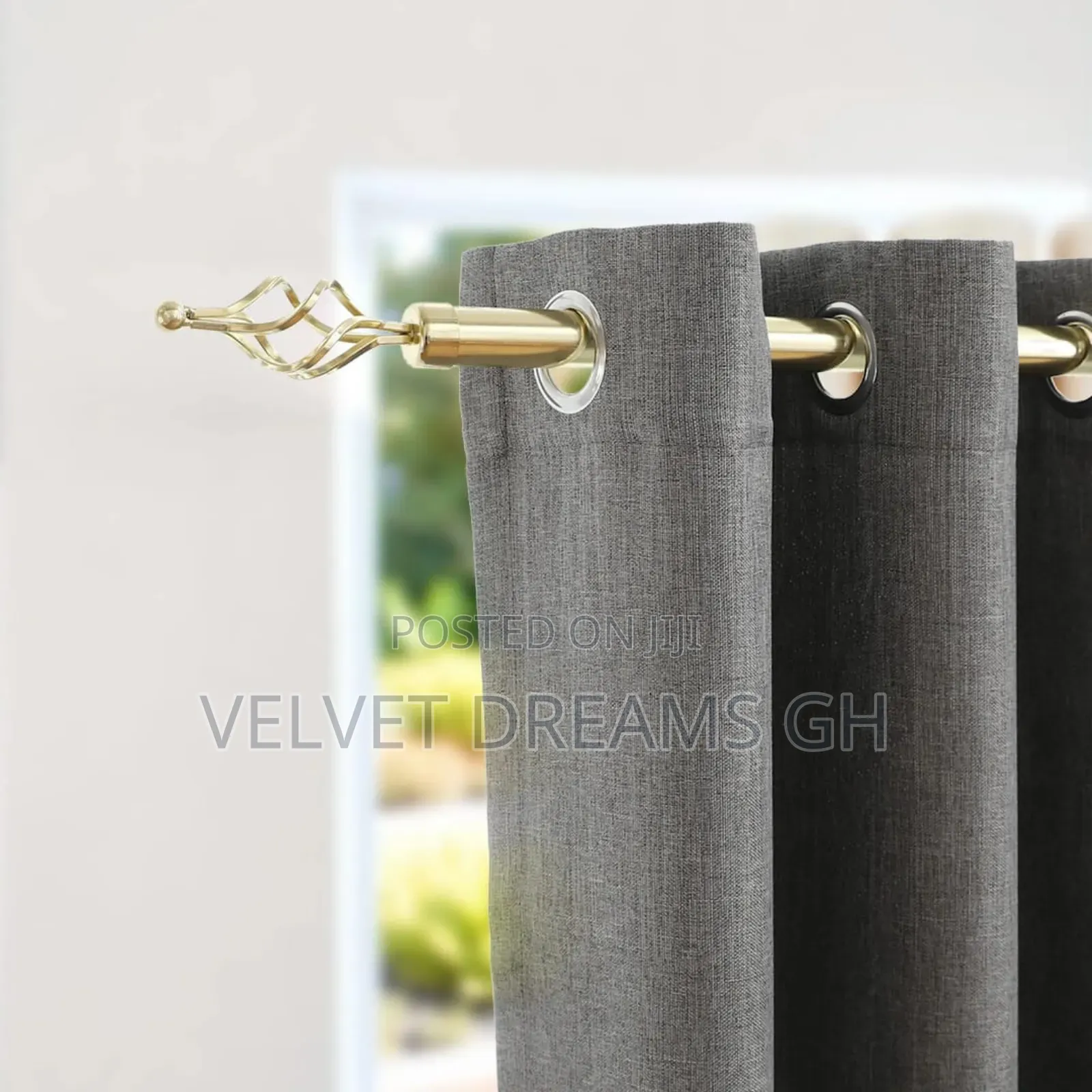 Curtain Rod Strong, Adjustable Stylish