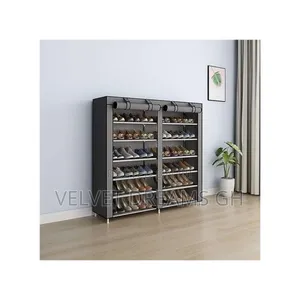 6 Tier Double Door Shoe Rack
