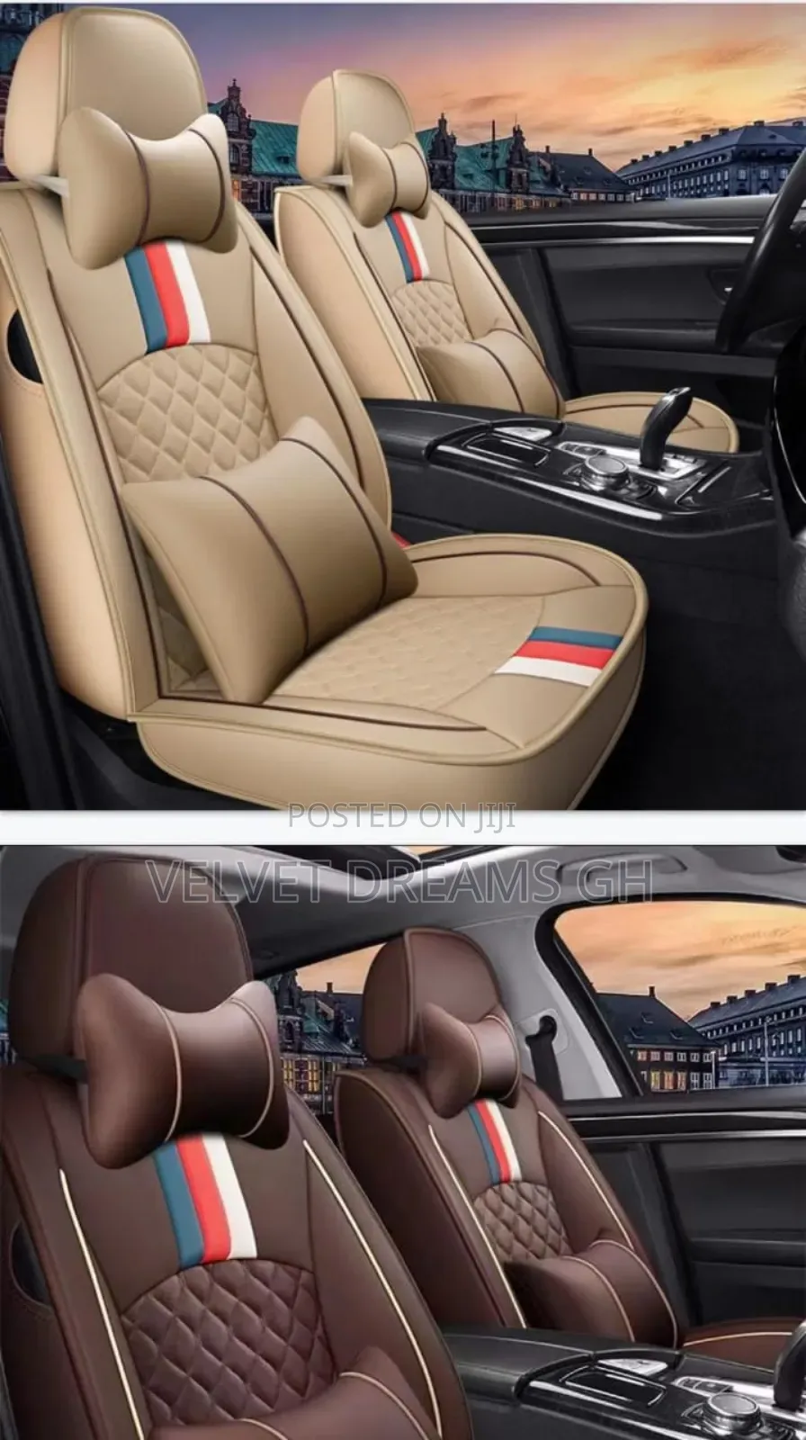Car Seat Covers Leather Luxury (Full Set)