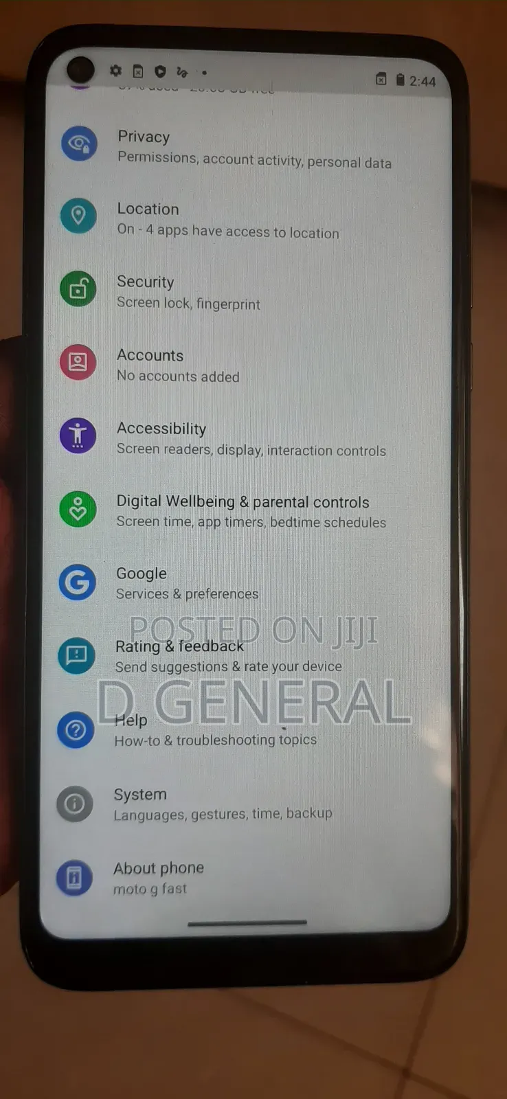 Motorola Moto G Fast 32 GB White