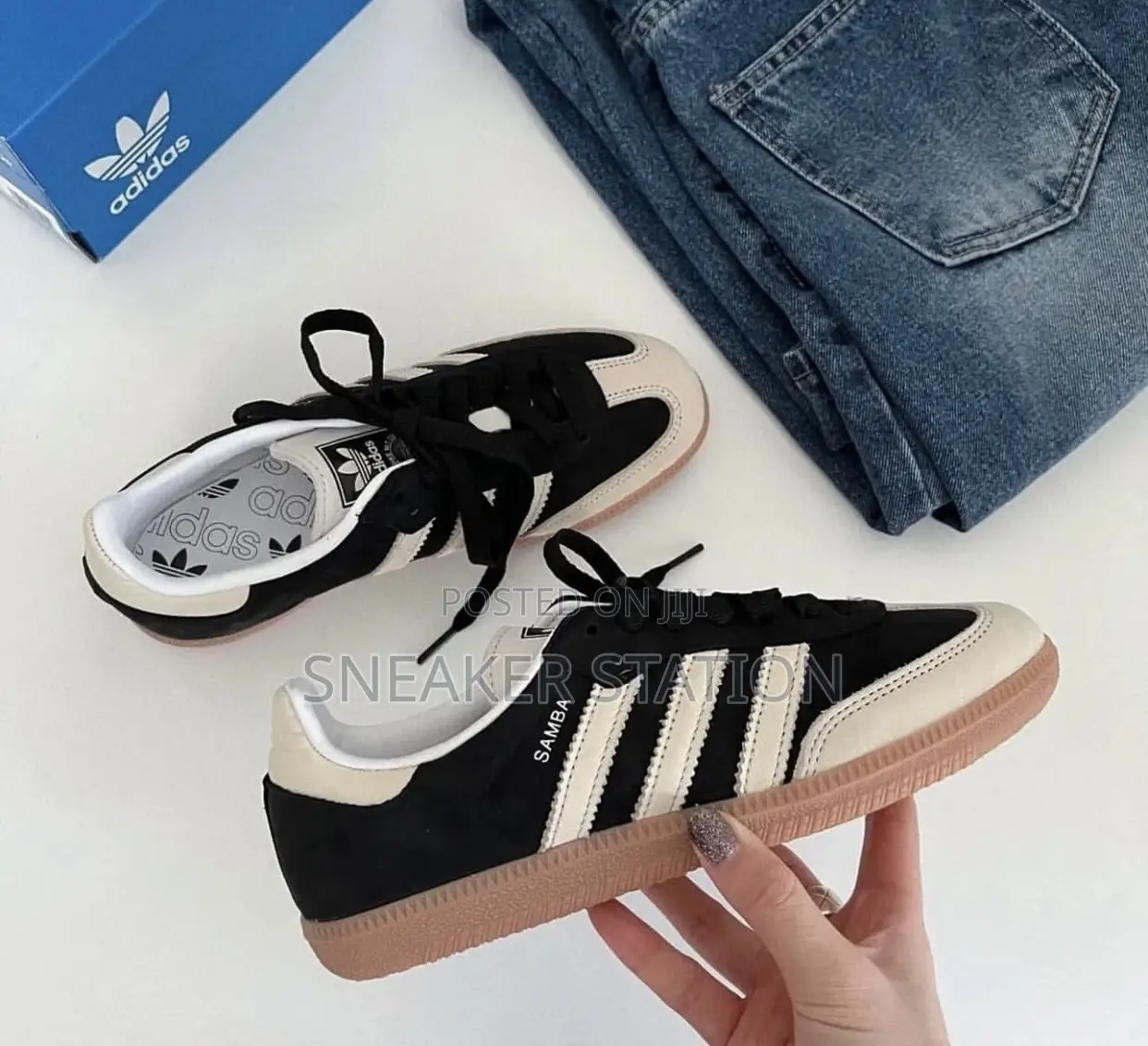 Adidas Unisex Samba Black/White