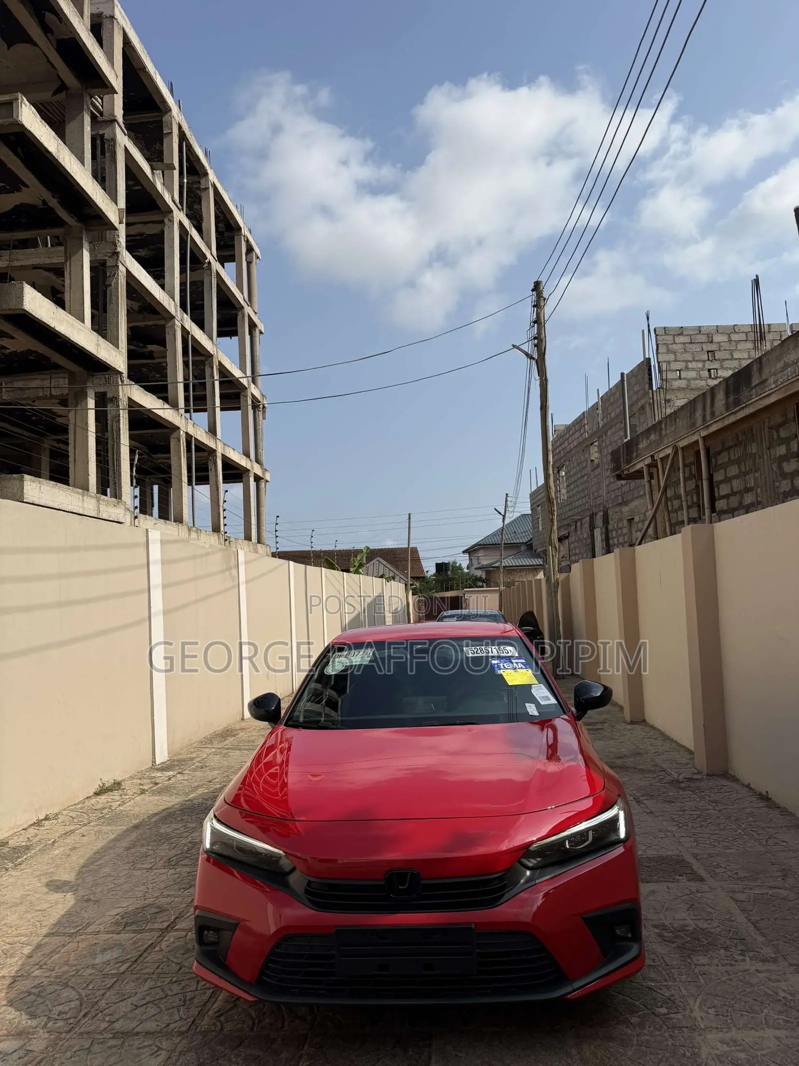Honda Civic Sport CVT 2024 Red