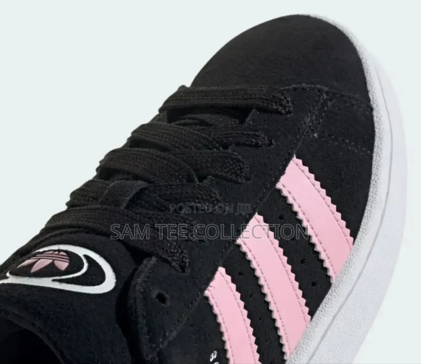 Original Adidas Campus All Black/ Black and White