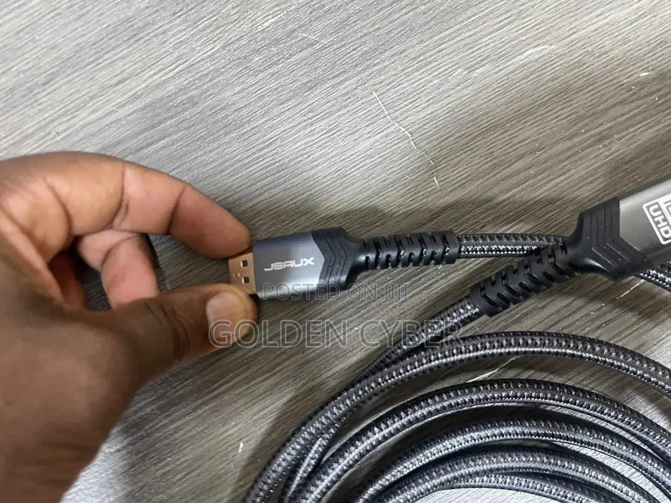 Jsaux Displayport 2.1 Cable - 6.6ft, at 60hz, at 120hz, at 240hz