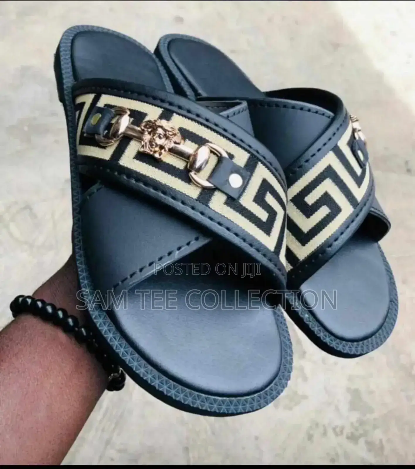 High -Quality Generic Men Leather Slippers, Free Delivery to Anywhere
