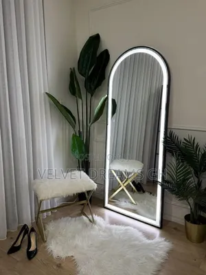 Led Full Body Dressing Mirror With Stand Bright Stylish