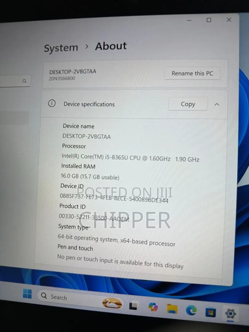 Laptop Lenovo ThinkPad T480 16GB Intel Core I5 SSD 256GB