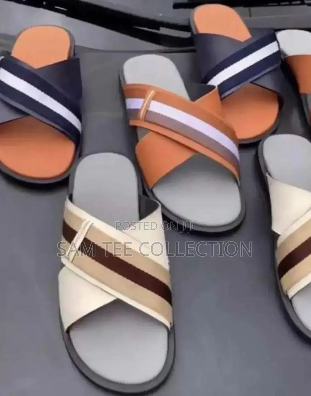 High -Quality Generic Men Leather Slippers, Free Delivery to Anywhere