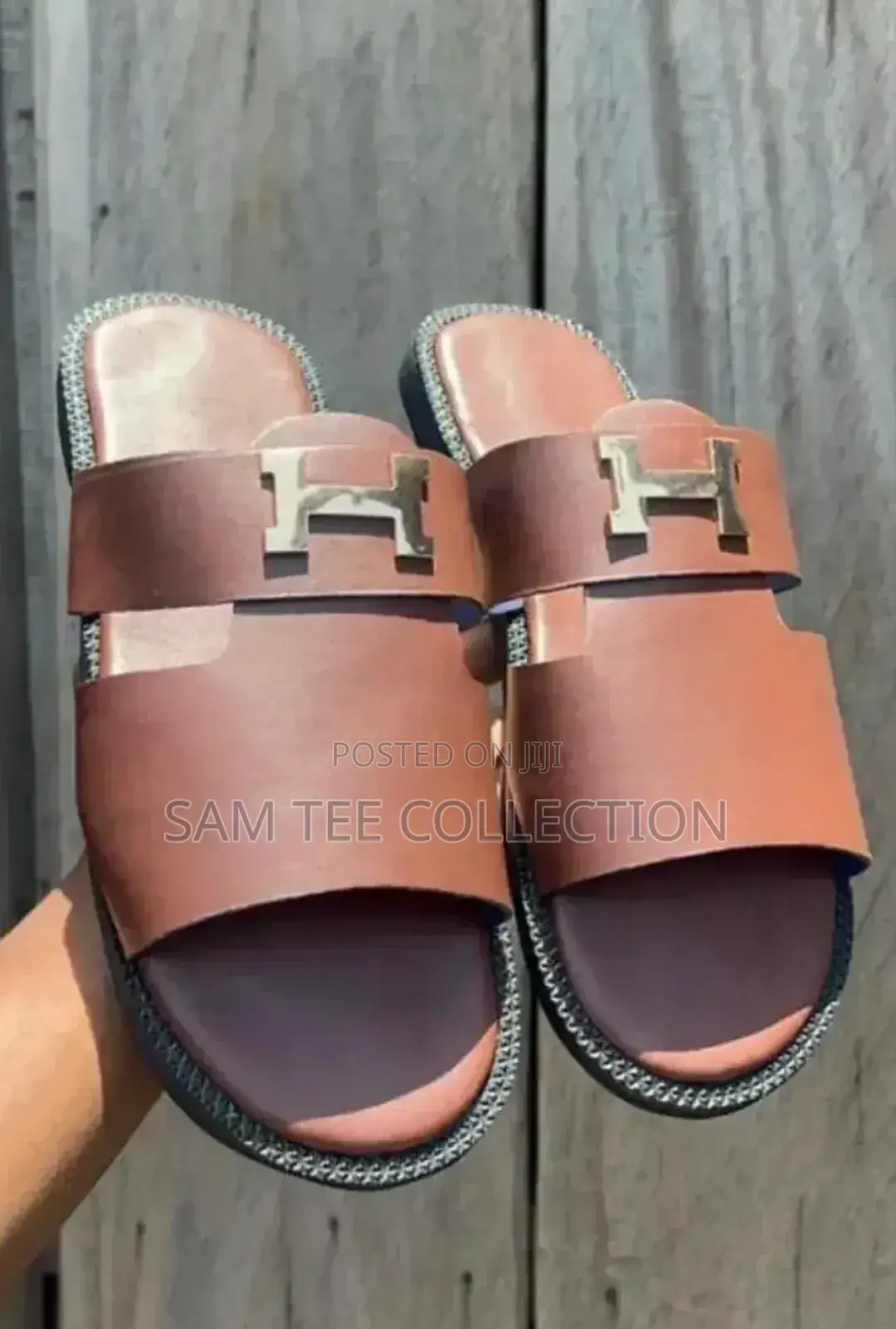 High -Quality Generic Men Leather Slippers, Free Delivery to Anywhere
