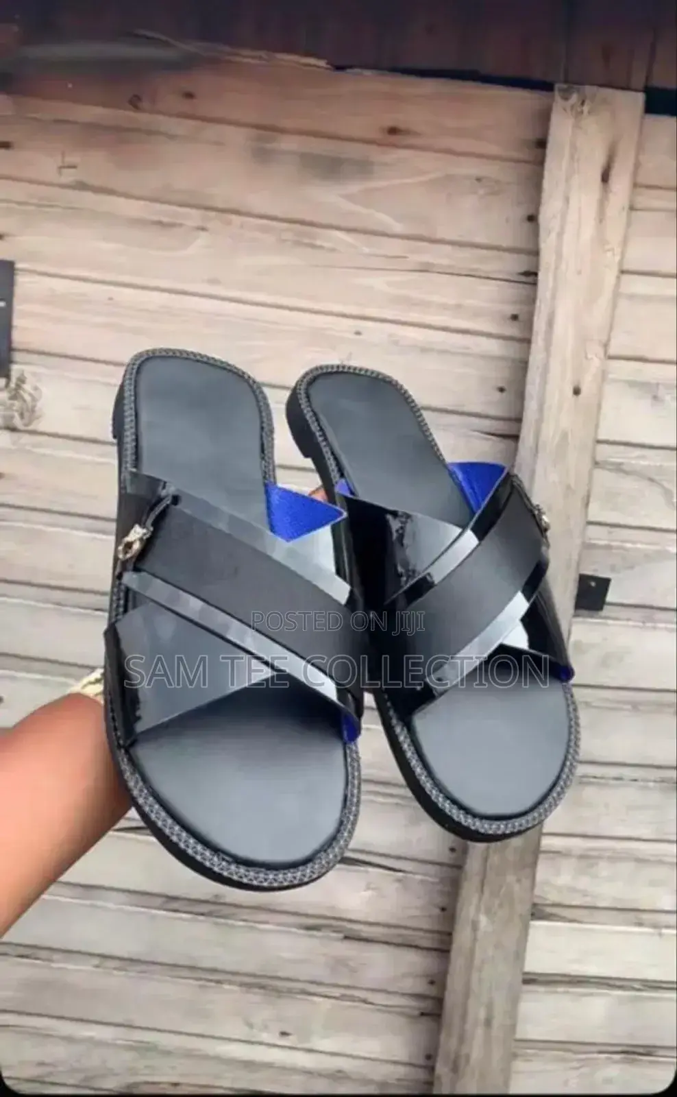 High -Quality Generic Men Leather Slippers, Free Delivery to Anywhere