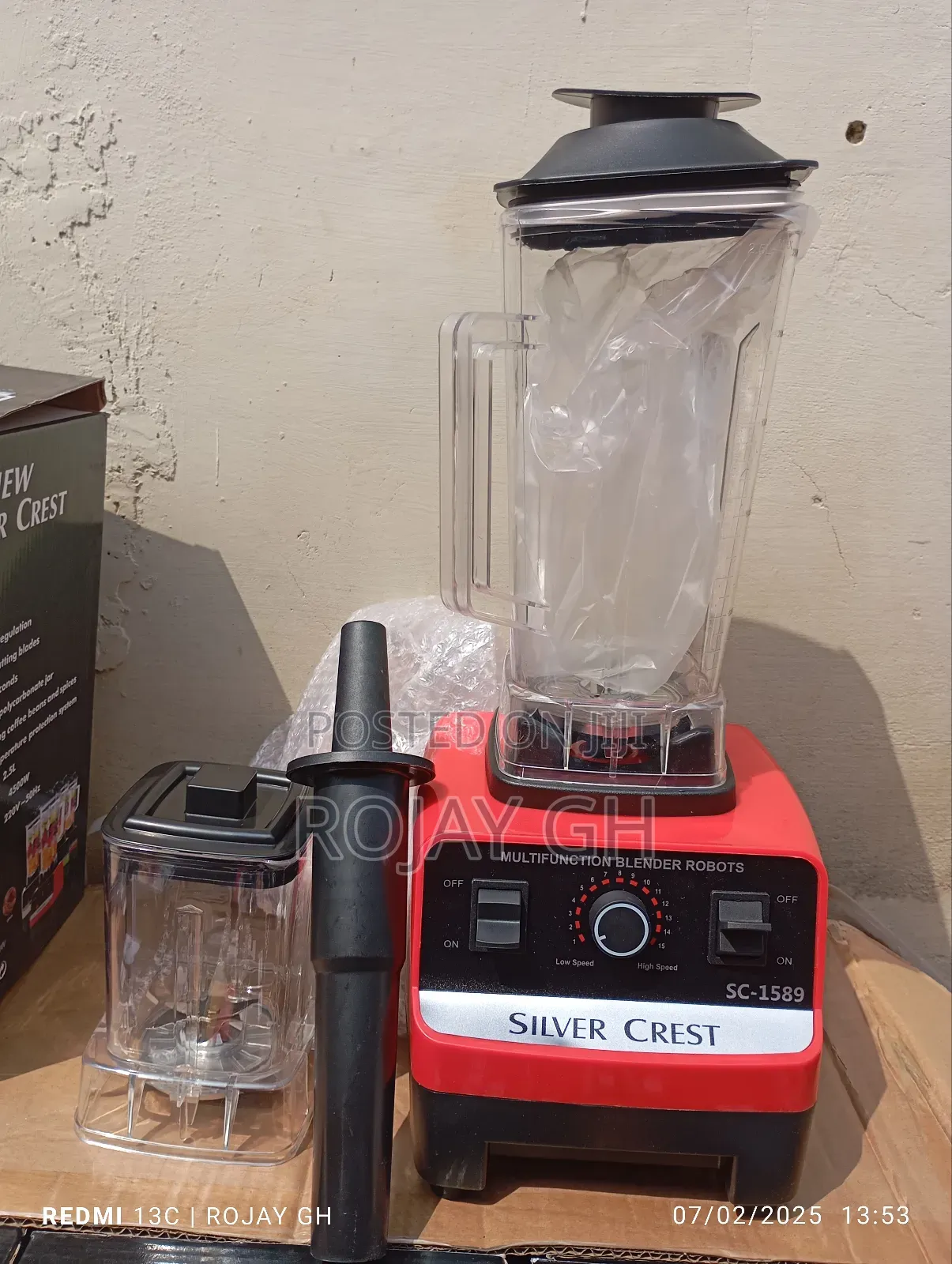 Silver Crest Double Jar Heavy Duty Commercial Blender - 2.5l