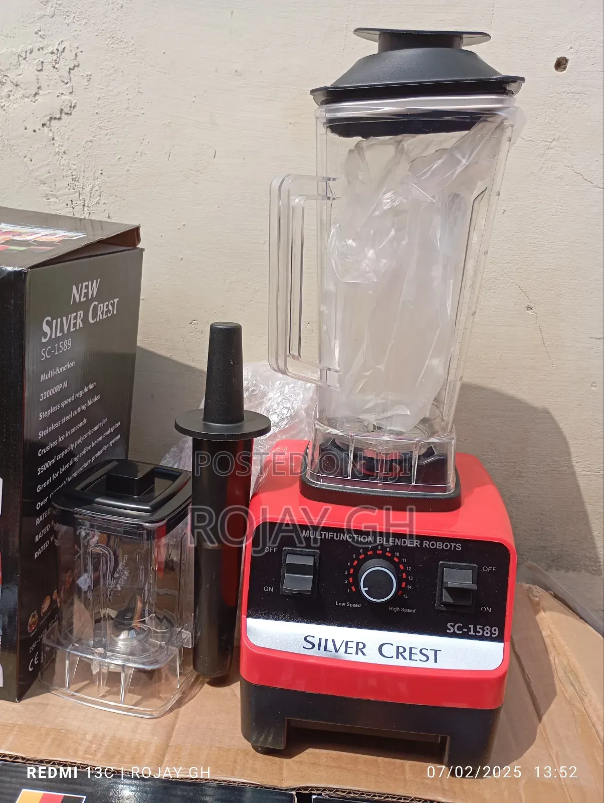 Silver Crest Double Jar Heavy Duty Commercial Blender - 2.5l