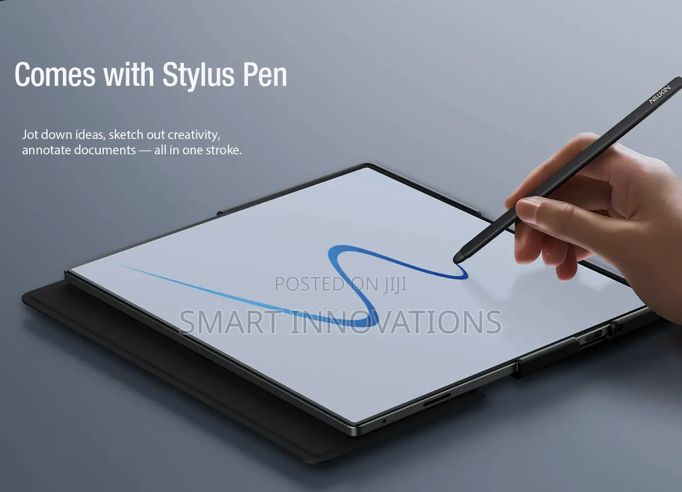 Galaxy Z Fold 7 Qin Pro Leather Cover With Stylus