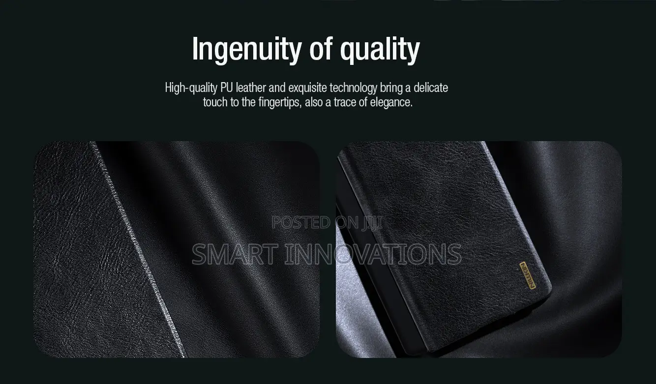 Galaxy Z Fold 7 Qin Pro Leather Cover With Stylus