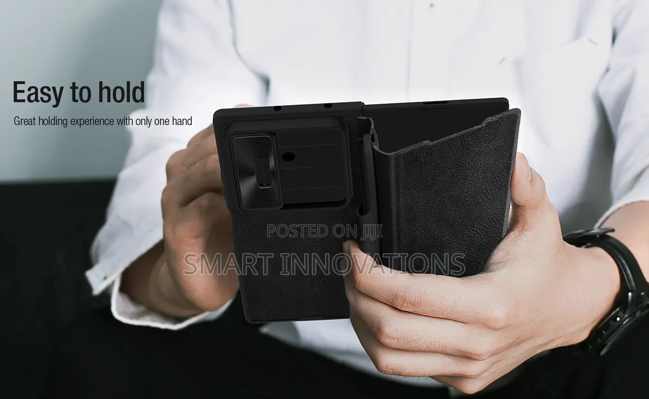 Galaxy Z Fold 7 Qin Pro Leather Cover With Stylus