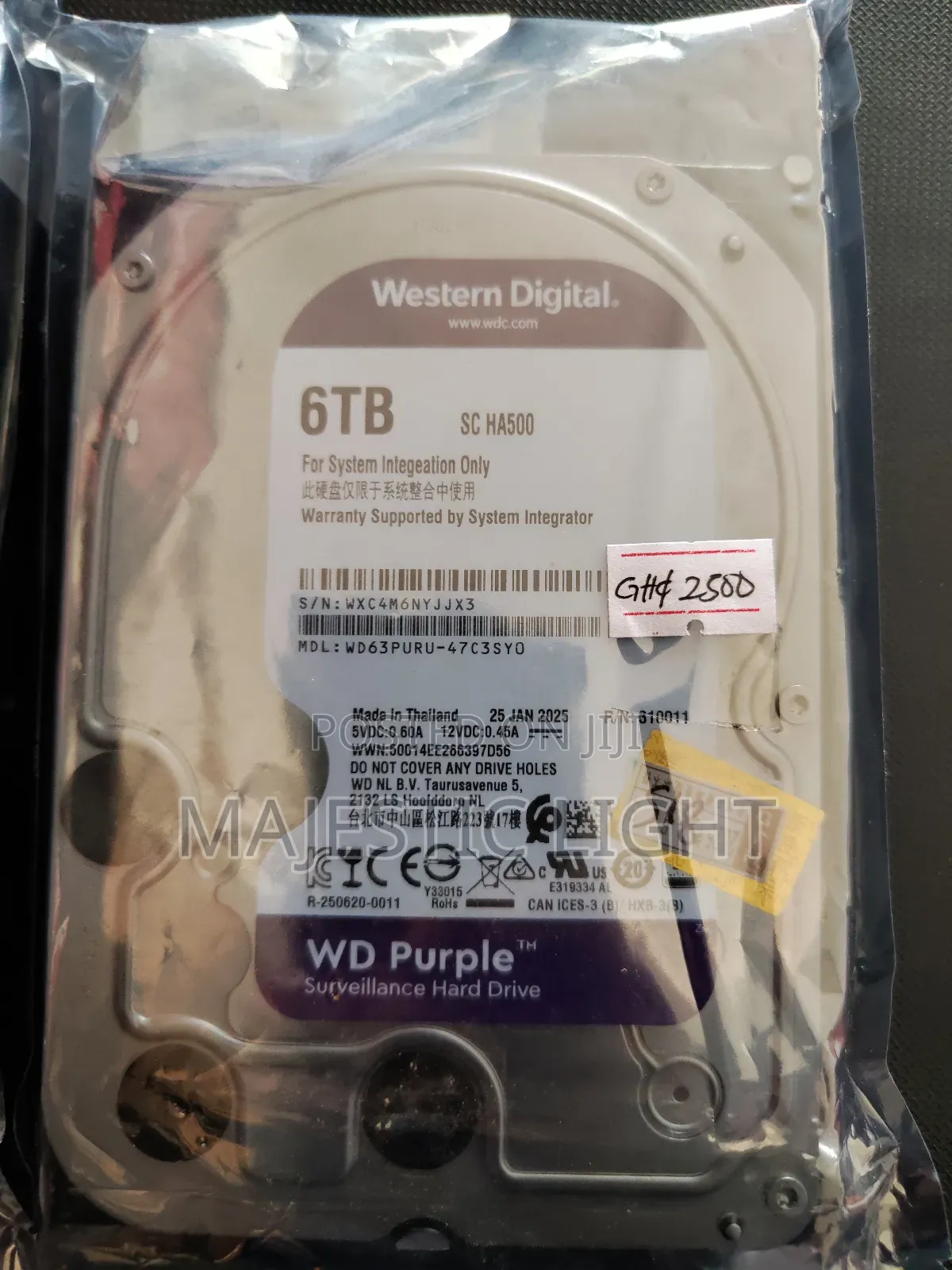 Western Digital 6tb Surveillance Hard Disk