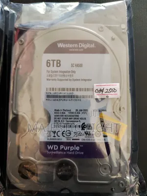 Western Digital 6tb Surveillance Hard Disk