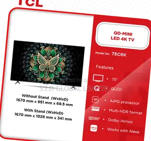 Experience Cinematic Brilliance On The 75-inch Tcl Qd-mini Led Tv