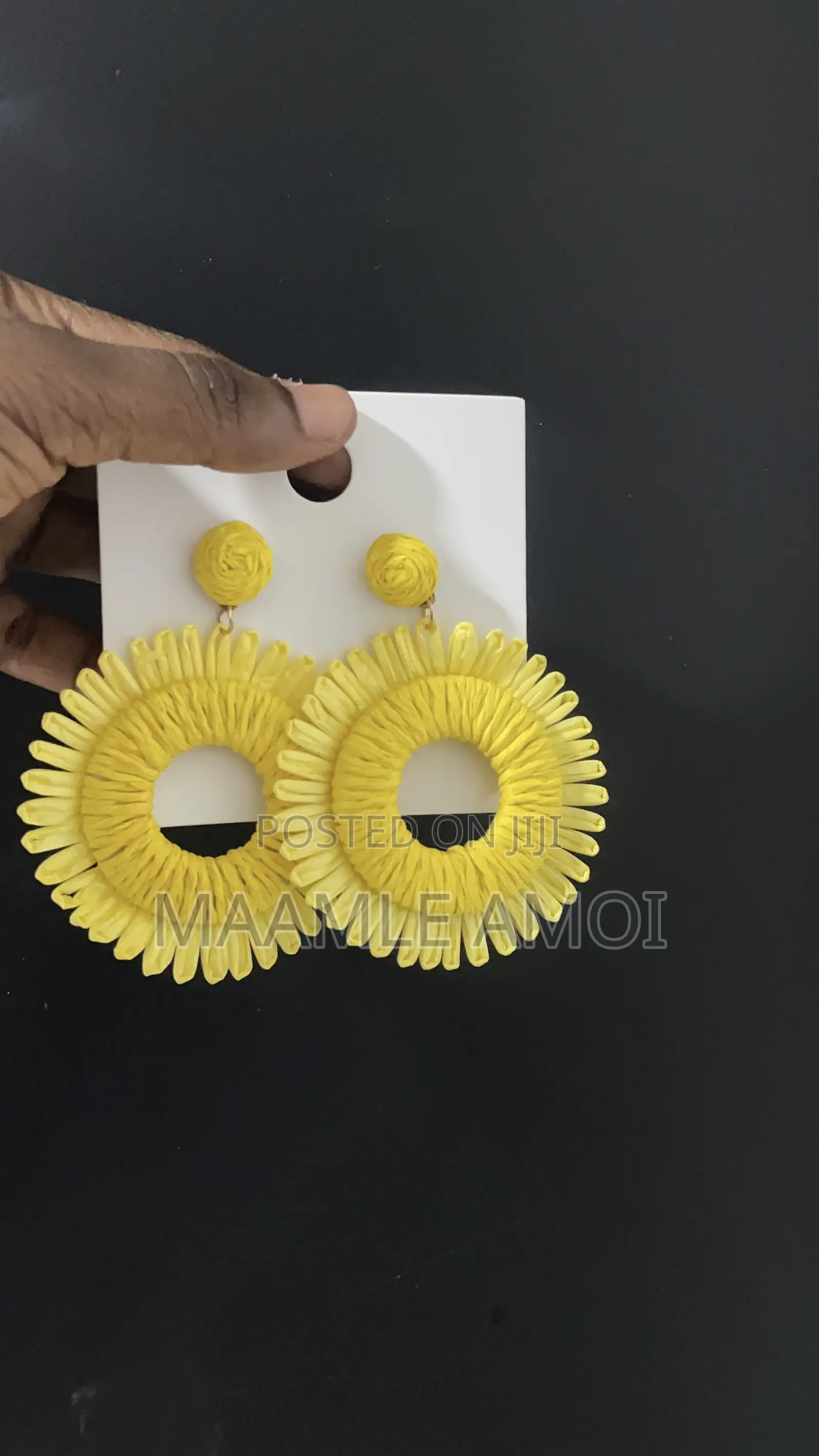Bohemian Rafia Earrings