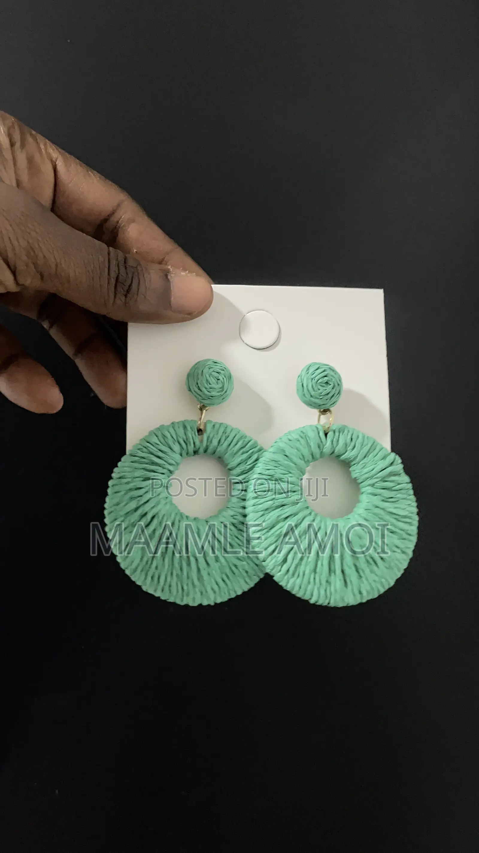 Bohemian Rafia Earrings